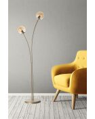 Lampadaire 8817 ambré et doré - H.165 cm