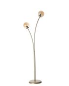 Lampadaire 8817 ambré et doré - H.165 cm