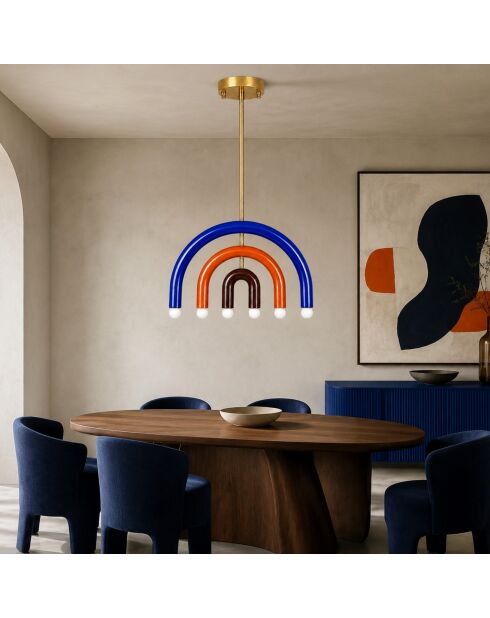 Suspension Vento multicolore - 50x10x72 cm