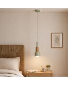 Suspension Elwood verte - H.30-90 cm