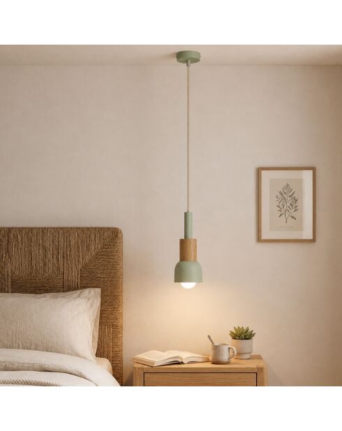 Suspension Elwood verte - H.30-90 cm