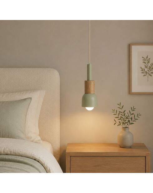 Suspension Elwood verte - H.30-90 cm