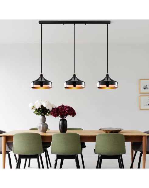 Suspension Yildo - L-253 noire - 146x36x122 cm