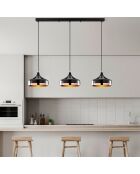 Yildo hanglamp - L-253 zwart - 146x36x122 cm