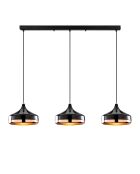 Yildo hanglamp - L-253 zwart - 146x36x122 cm