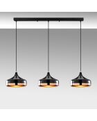 Yildo hanglamp - L-253 zwart - 146x36x122 cm