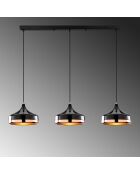 Yildo hanglamp - L-253 zwart - 146x36x122 cm