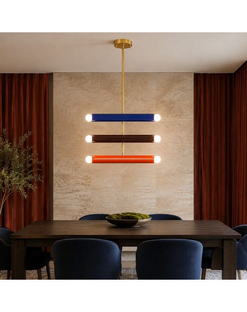 Suspension Vento multicolore - 35x10x62 cm