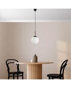 Zwarte Orbital hanglamp - 20x20x120 cm
