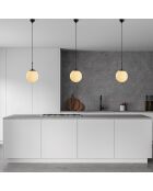 Zwarte Orbital hanglamp - 20x20x120 cm