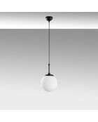 Zwarte Orbital hanglamp - 20x20x120 cm