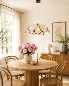 Suspension Rose écrue - D.60 cm