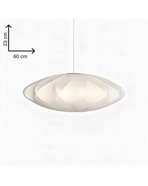 K witte hanglamp - 100x60 cm