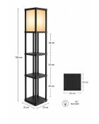 Lampadaire Last Chance noir - D.23 cm