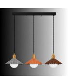 Mehrfarbige Pendelleuchte Plise - 32x105x96 cm