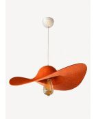 Suspension Noir 003 orange - D.50 cm