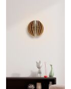 Applique murale 208-SK noyer - H.19,5 cm