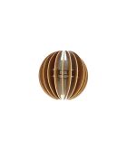 Applique murale 208-SK noyer - H.19,5 cm