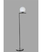 8818 lampada da terra bianca e nera - D.30x155 cm