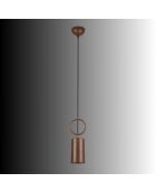 Suspension Ringa marron foncé - 9x9x94 cm