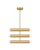 Vento gouden hanglamp - 35x10x62 cm