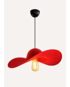 Suspension Noir 002 rouge - D.50 cm
