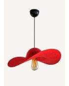 Suspension Noir 002 rouge - D.50 cm