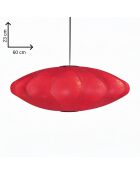 Suspension K rouge - 100x60 cm