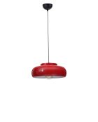 Suspension 9029 rouge et noire - H.21-70 cm