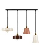 Suspension Novella multicolore - H.28-100 cm