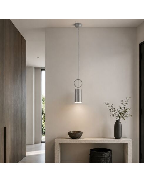 Suspension Ringa grise - 9x9x94 cm