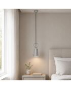 Suspension Ringa grise - 9x9x94 cm