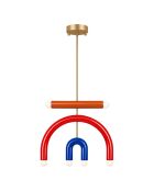 Suspension Vento multicolore - 50x10x81 cm