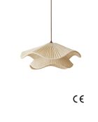 BK224 ecru hanglamp - H.18 - 52 cm