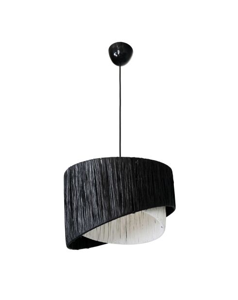 Kuchenaufhängung in Schwarz und Weiß - H.65 cm