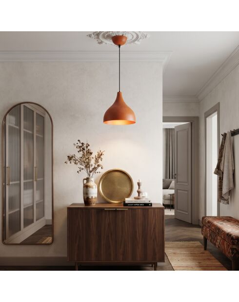 Suspension Scandi orange - H.36-110 cm