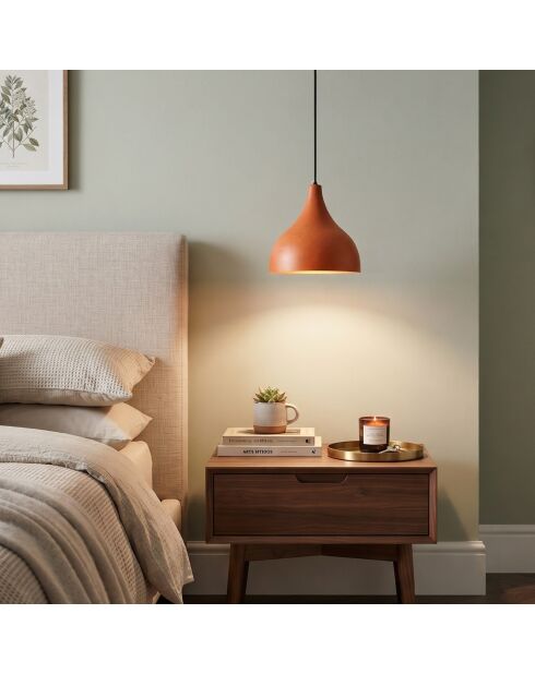 Suspension Scandi orange - H.36-110 cm