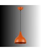 Suspension Scandi orange - H.36-110 cm