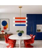Suspension Vento multicolore - 35x10x62 cm