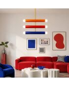 Suspension Vento multicolore - 35x10x62 cm