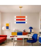 Suspension Vento multicolore - 35x10x62 cm