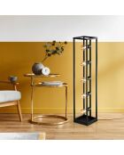 Kafes 13746 lampada da terra nera - 21x21x102 cm