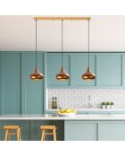Muba Pendelleuchte im Vintage-Stil - 140x30x126 cm