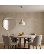 Suspension Scandi crème - H.36-110 cm