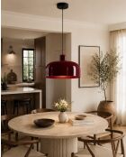 Suspension Calico 003 bordeaux - D.30 cm