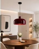 Suspension Calico 003 bordeaux - D.30 cm