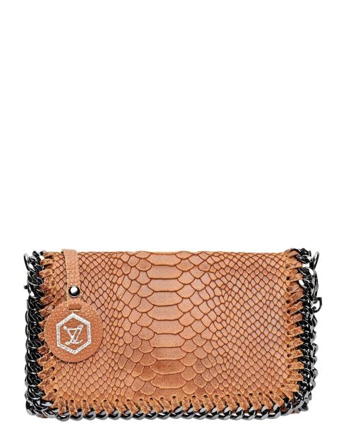 Tasche aus cognacfarbenem Rindsleder - 15x22x6 cm