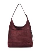 Hobo-Tasche aus Veloursleder aus Weinkork - 32x40x12 cm