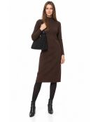 Schwarze Hobo-Tasche aus Veloursleder - 20x25x12 cm