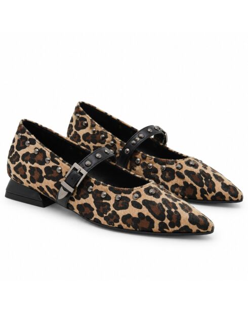 Ballerines en cuir Bristolza taupe
